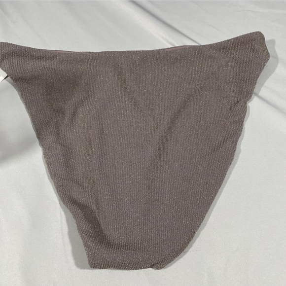 NEW Good American‎ [ 3 GA ] Sparkle Better Bikini Bottoms in Lilac - Picture 8 of 12